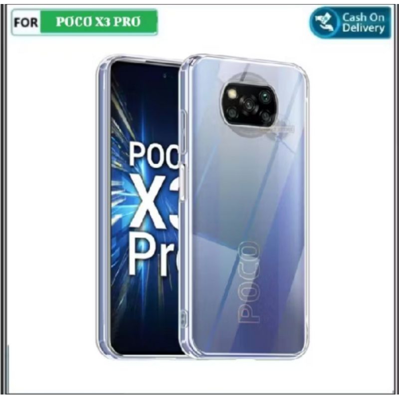 Case Clear airbag Poco X3 Poco X3 Pro Poco X3 GT Poco X3 NFC SoftCase Bening