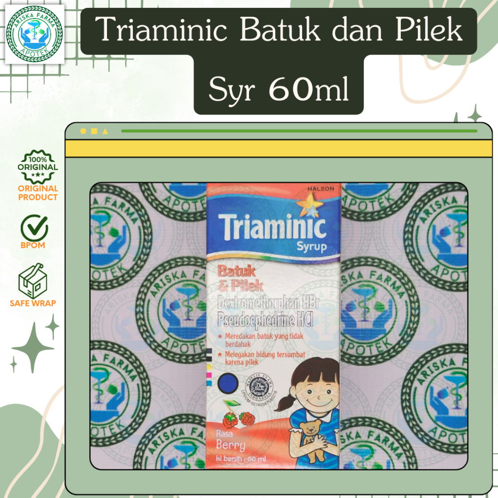 Triaminic Batuk dan Pilek Syr 60ml