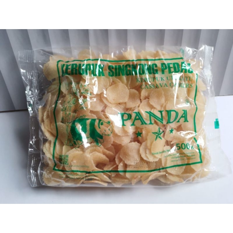 

KERUPUK SINGKONG Cap Panda - 500 gram