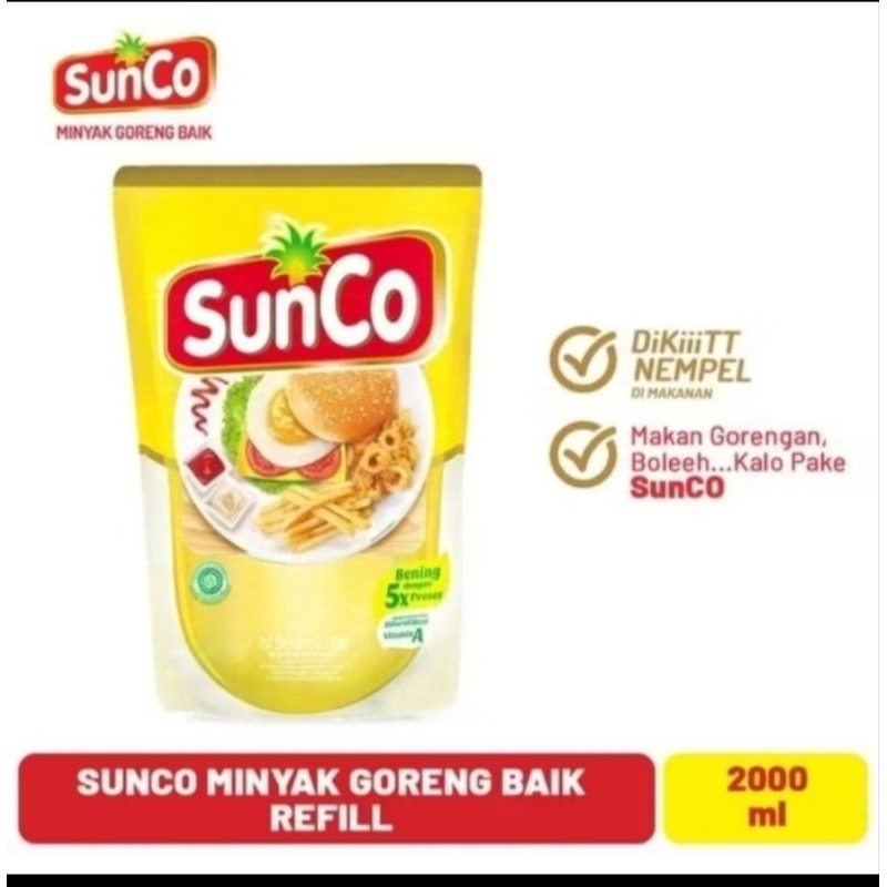 

SunCo Minyak Goreng Refill 2000 ml