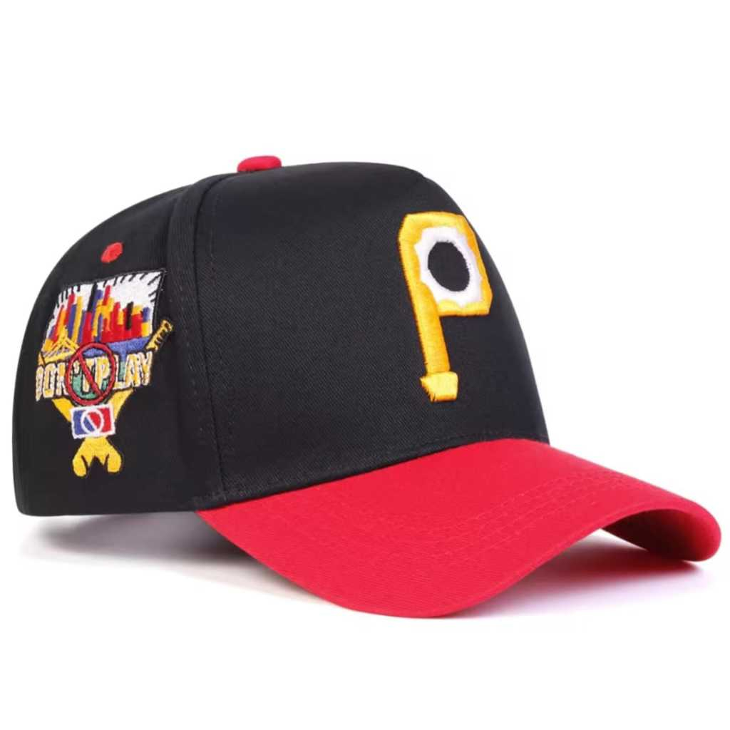 Baru Topi Baseball Bordir Huruf P Cap Hat Unisex / Topi Pria Wanita Sport Outdoor Casual Distro Prem