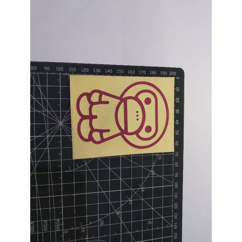 

stiker cutting baby milo