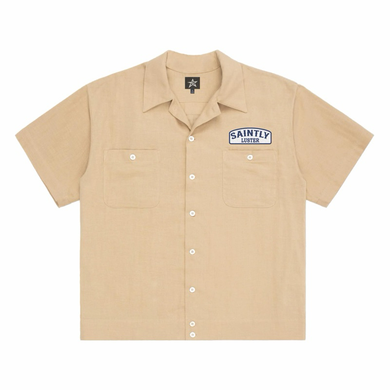 Sai - Luster Work Shirt Boxy Twill Cotton Boxy Fit