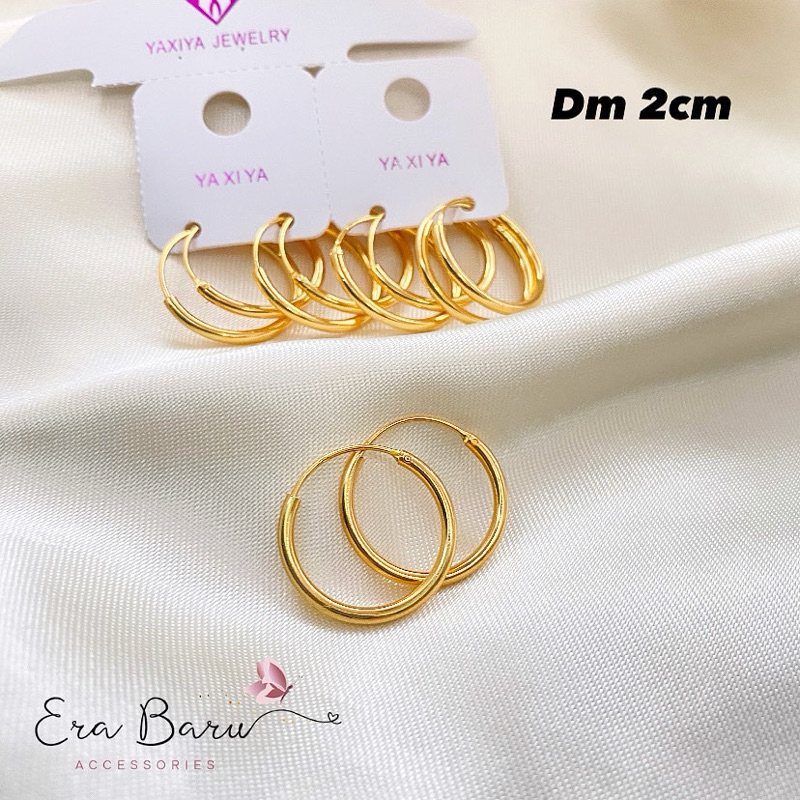 Anting Gipsy Xuping / Anting Import Lingkar / Anting Gipsy 24K