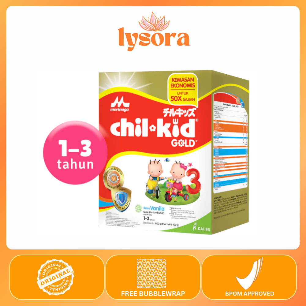 

MORINAGA CHIL KID - Madu dan Vanilla 1600GR (1560GR) Susu Formula Pertumbuhan Anak Usia 1-3 Tahun