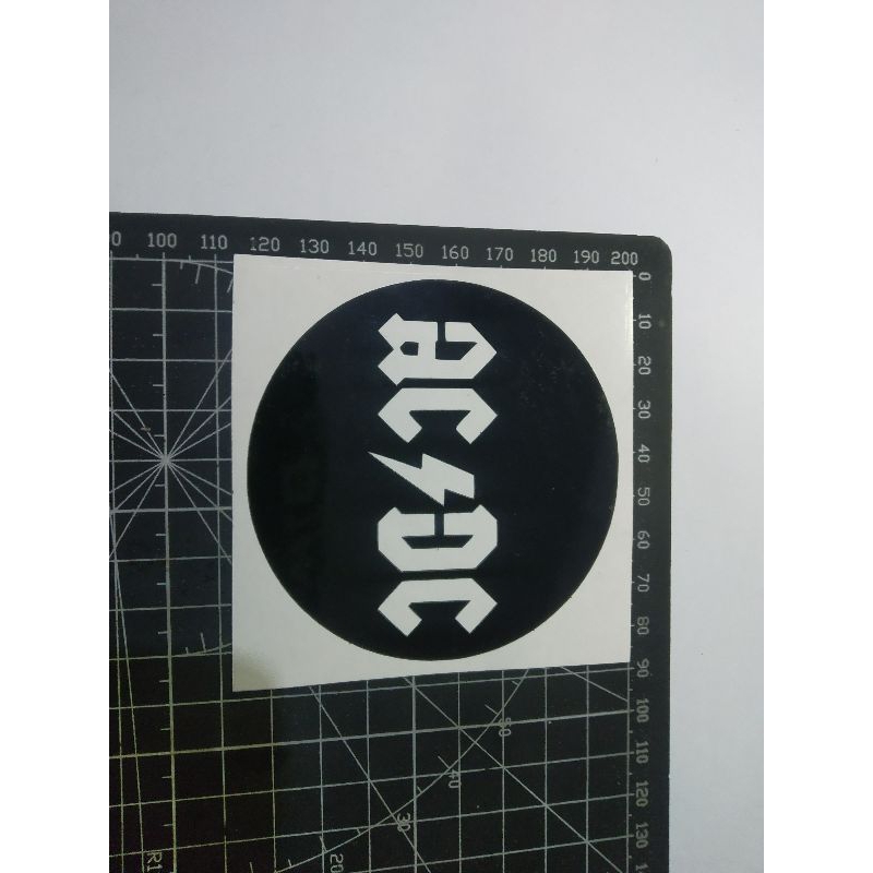 

stiker cutting ac dc