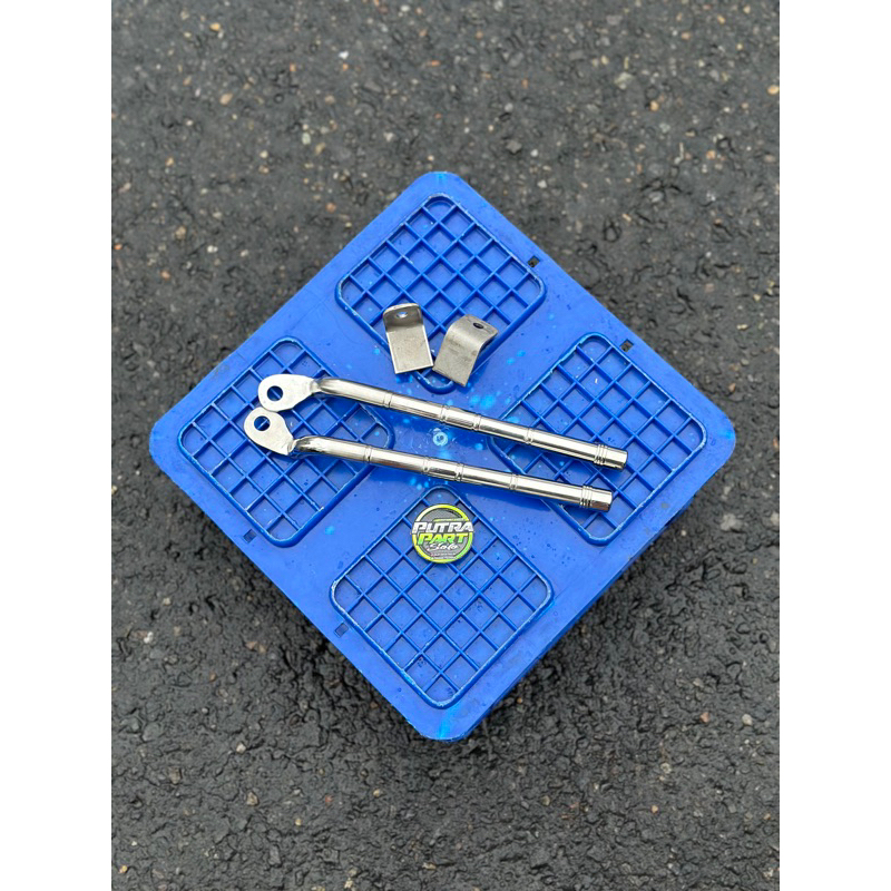 Begel cb panjang stenlis shock tabung atas stenlis begel cb stenlis asli hand made nganjuk