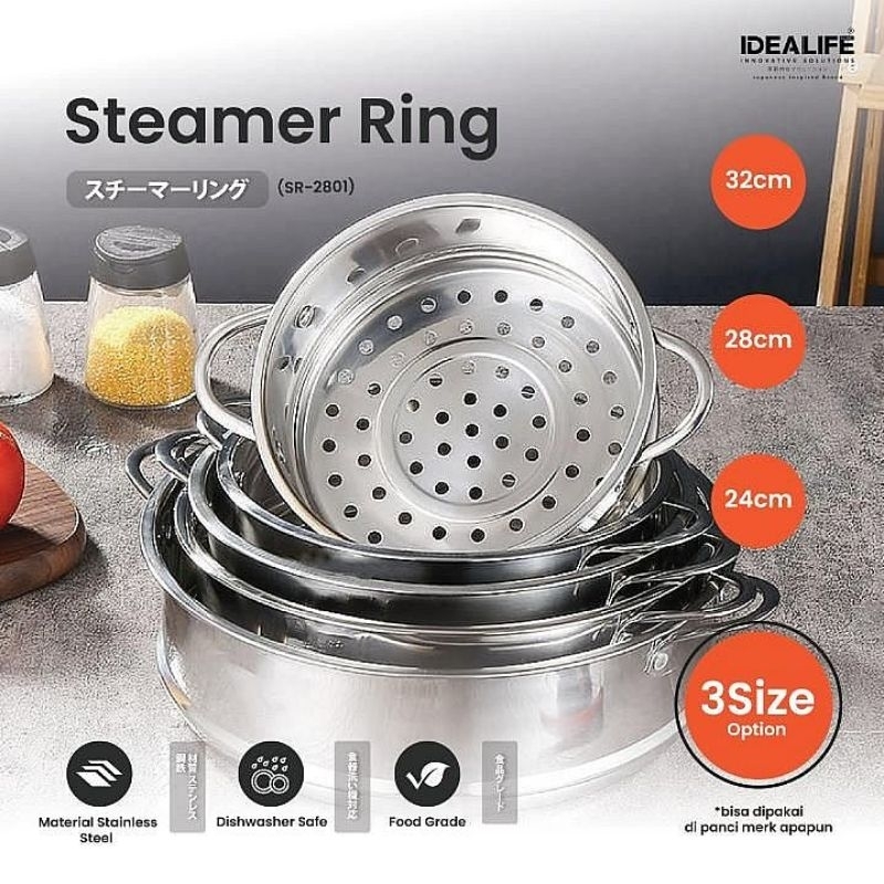 IDEALIFE - Steamer Ring - Kukusan 32cm - SR-3201
