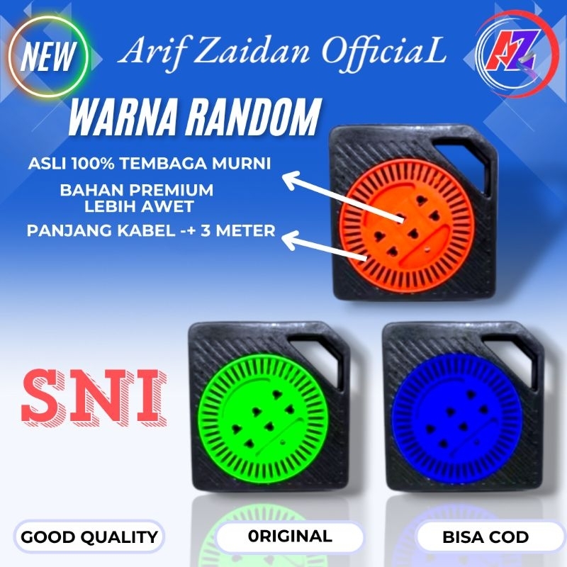 Kabel Gulung Kabel Roll Listrik stop kontak Kabel Gulung Listrik Terminal Colokan Listrik SNI