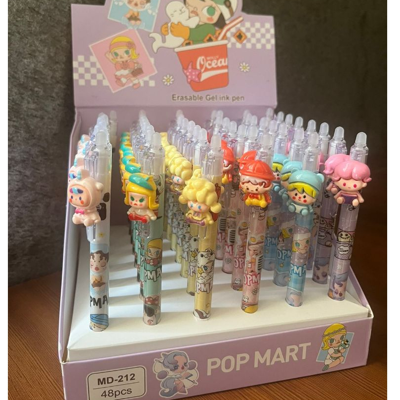 

Pen Gel Hapus Popmart Molly Pen Cetek Bisa Hapus Hacipupu Erasable Pen Dimoo Pulpen Mekanik Satyr Rory