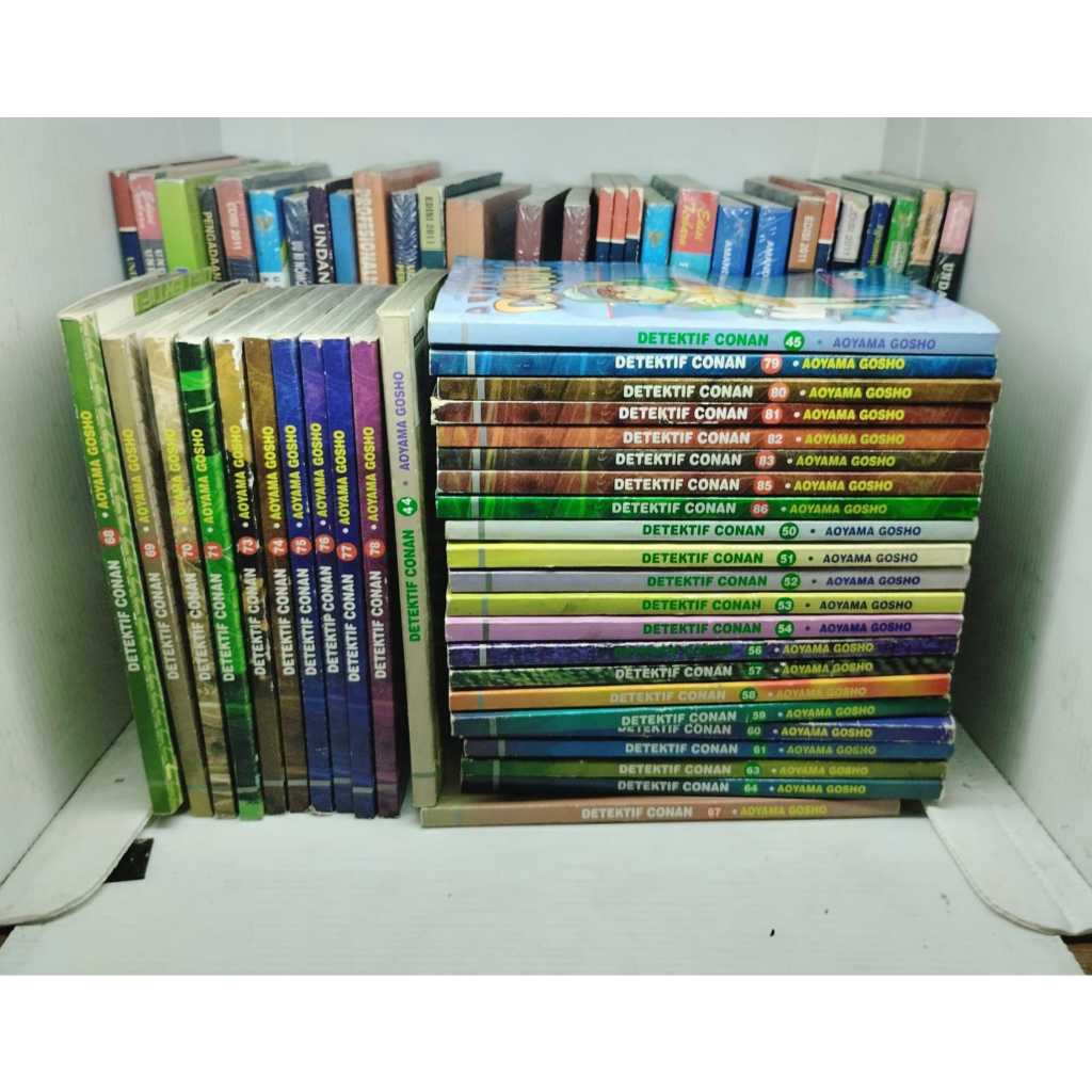 BUKU KOMIK CABUTAN: DETEKTIF CONAN NOMOR : 3 (4 SEGEL) 14 28 39 44 45 50 51 52 53 54 56 57 58 59 60 
