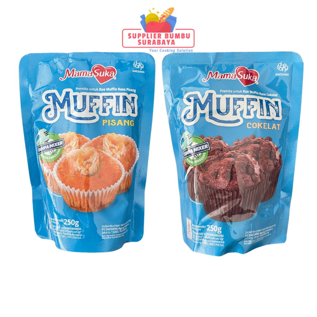 

MamaSuka Premix Muffin Pisang Cokelat 250g