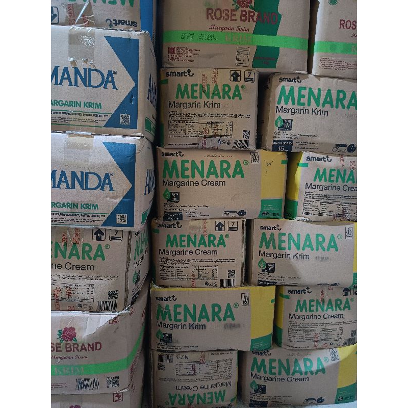 

MENTEGA MARGARIN AMANDA | MENARA KUNING | ROSE BRAND 15KG/1DUS