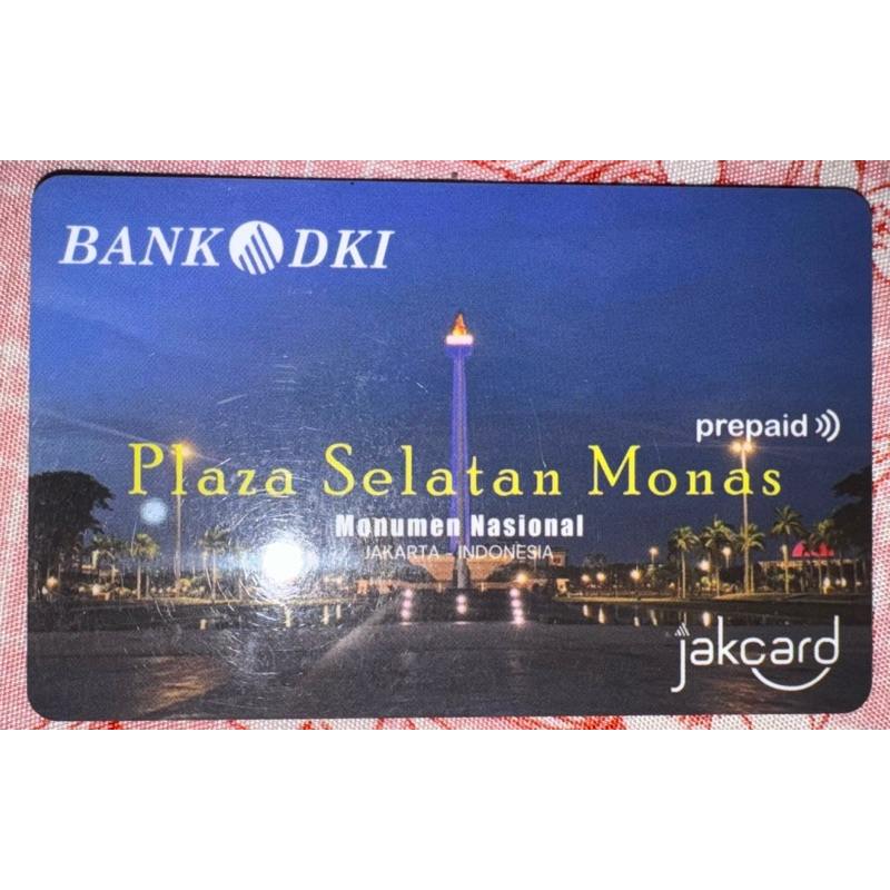 [Saldo 204rb] Bank DKI JakCard Plaza Selatan Monas Monumen Nasional Jakarta