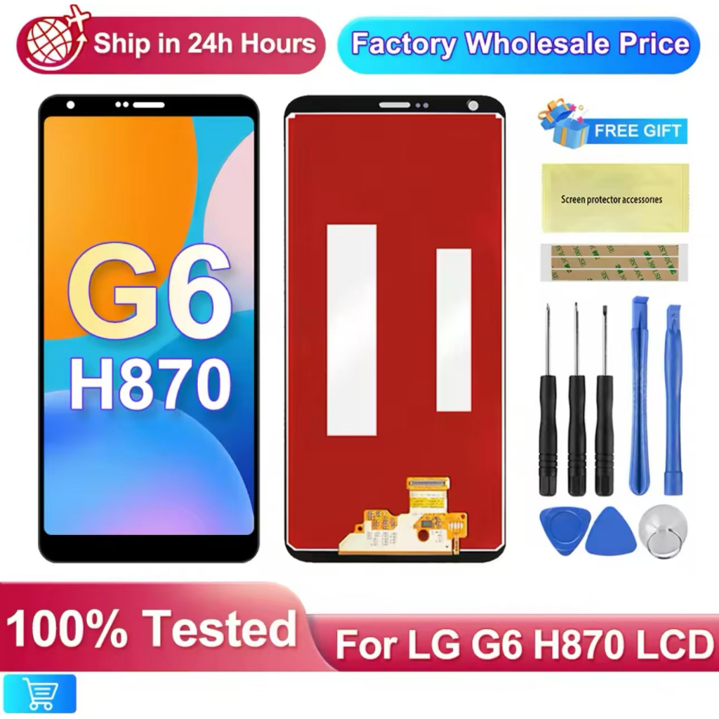 5.7"  Original LCD For LG G6 Display Touch Screen With Frame For LG G6 H870 H870DS H873 H872 LS993 V