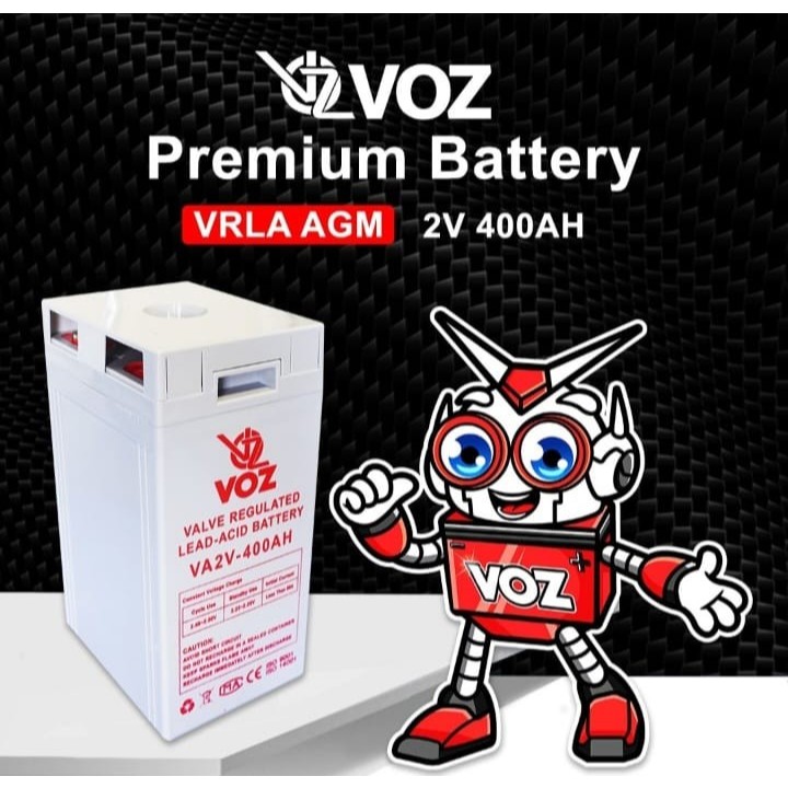 VOZ VRLA 2V 400Ah - Aki VRLA/Aki Solar Panel