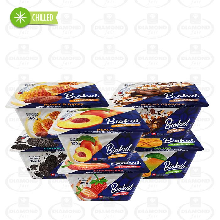 

BIOKUL GREEK YOGURT WITH TOPPING 100 GR