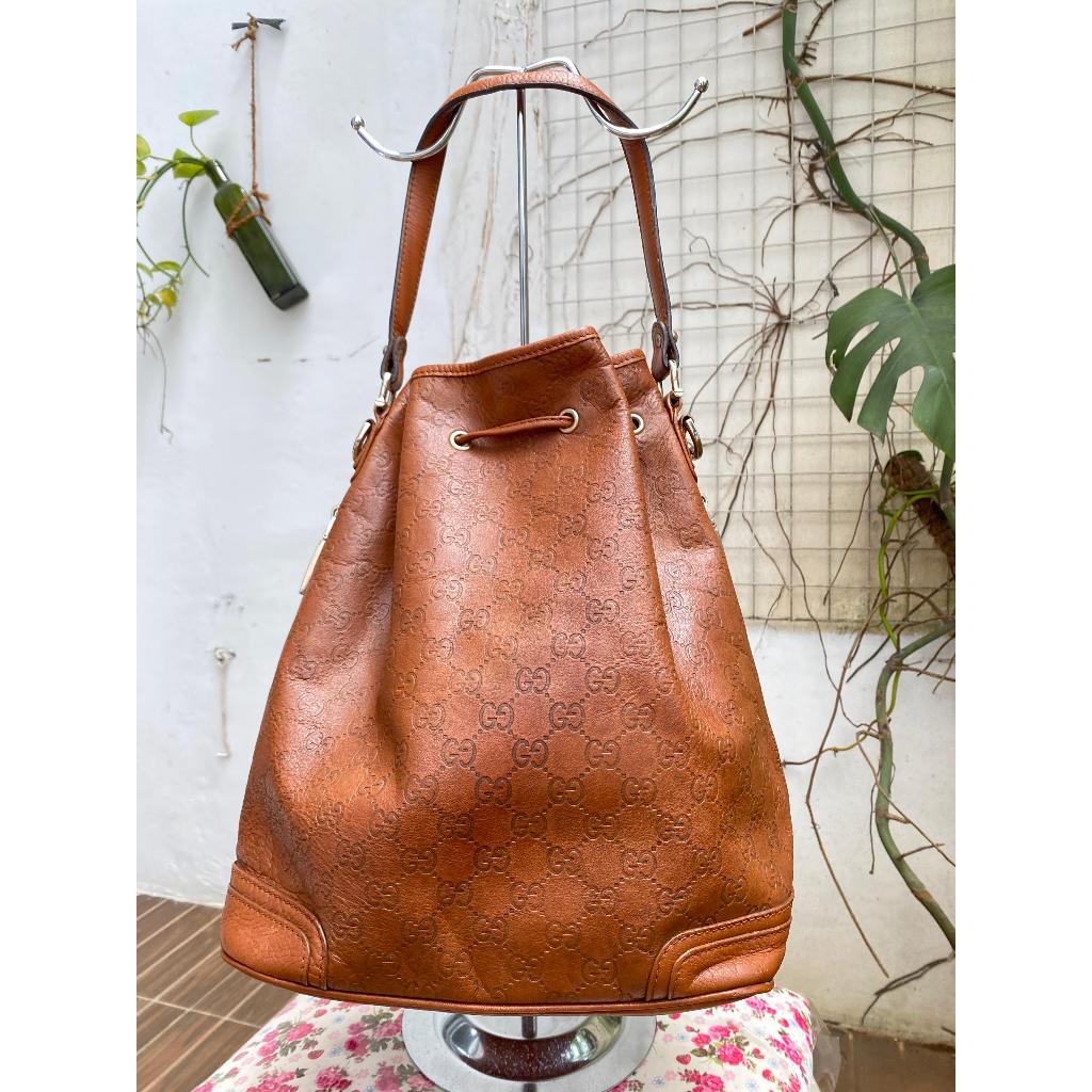 Gucci Vintage Bucket Tas Wanita
