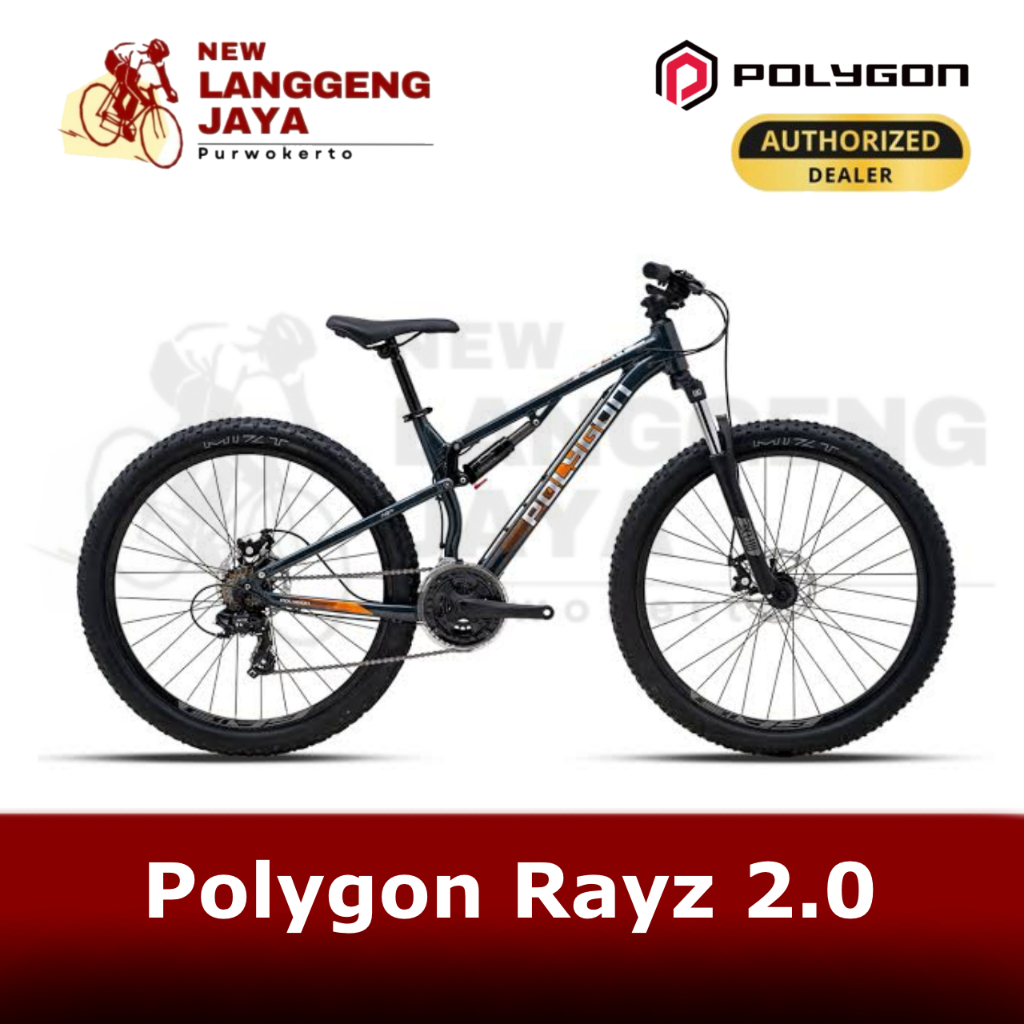 Polygon Sepeda MTB Rayz 2 Double Suspension