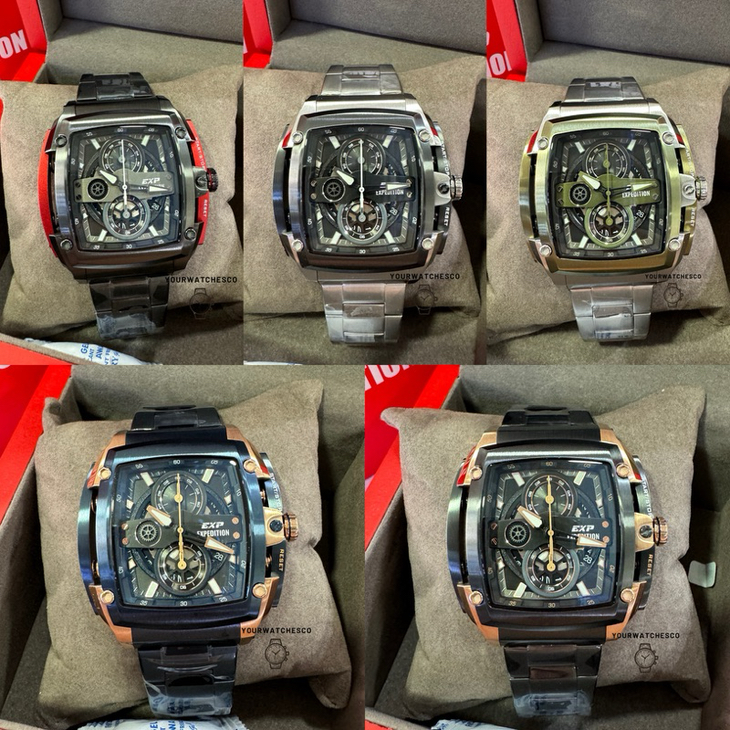 JAM TANGAN PRIA EXPEDITION E3008 E 3008 MC STAINLESS
