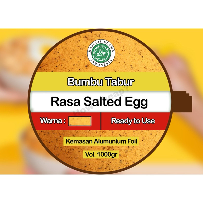 

Bubuk Salted Egg 1kg Halal