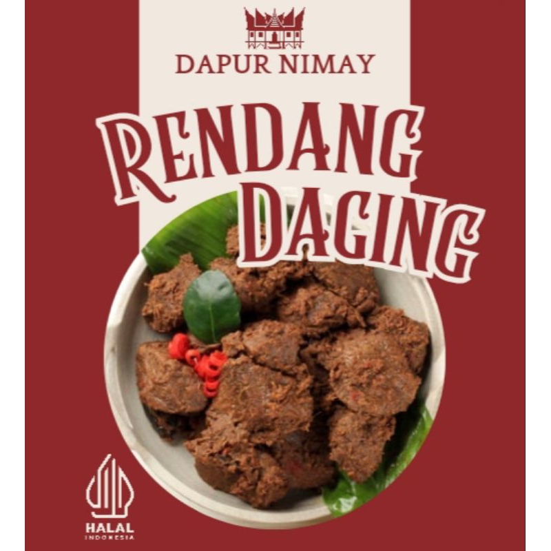 

PO Rendang Daging Sapi Dapur Nimay