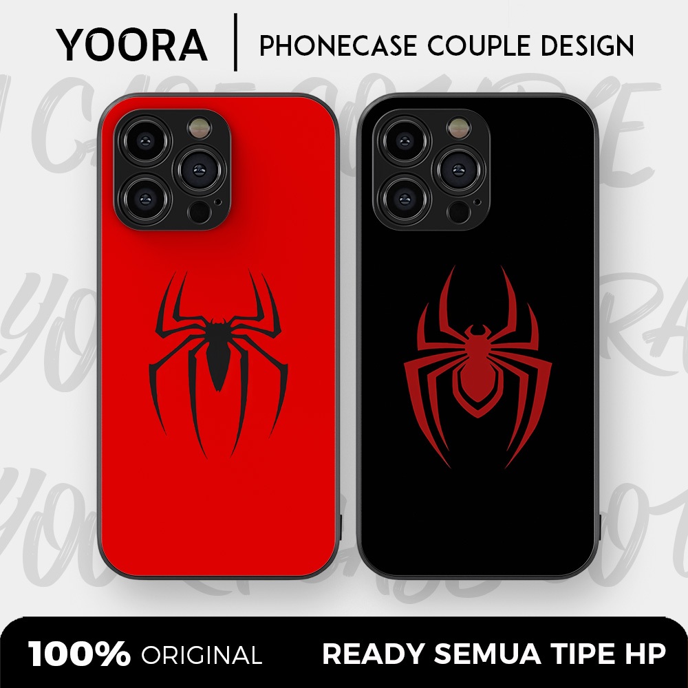 [SPI02] Custom Case Couple Spiderman Spidergwen Premium Bisa Untuk Semua Tipe Hp