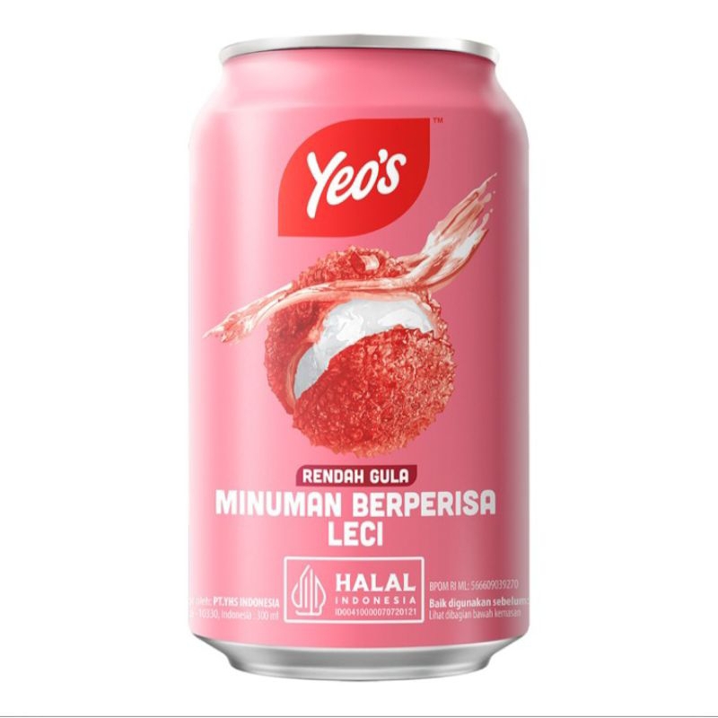 

Yeo's Minuman Penyegar Rasa Leci Kaleng 300 ml