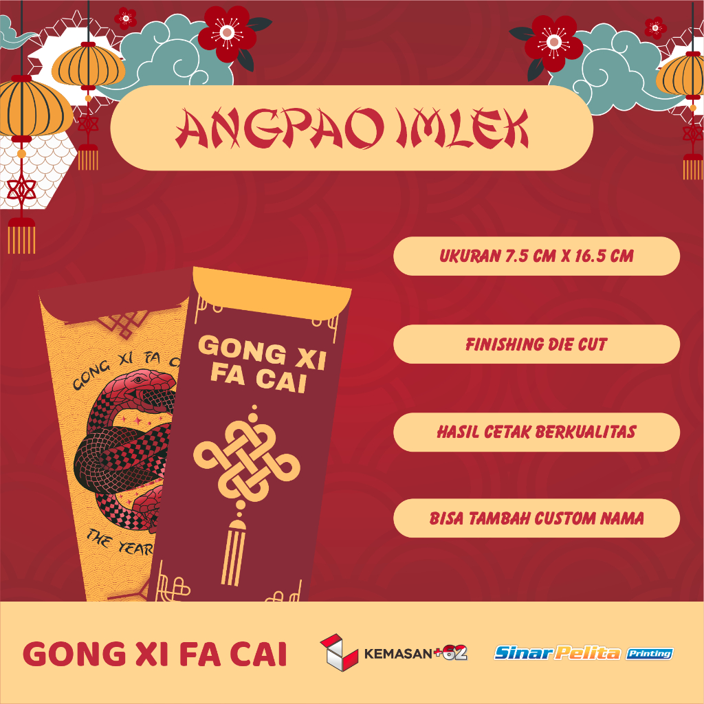 

Amplop Spesial Imlek | Angpao Custom