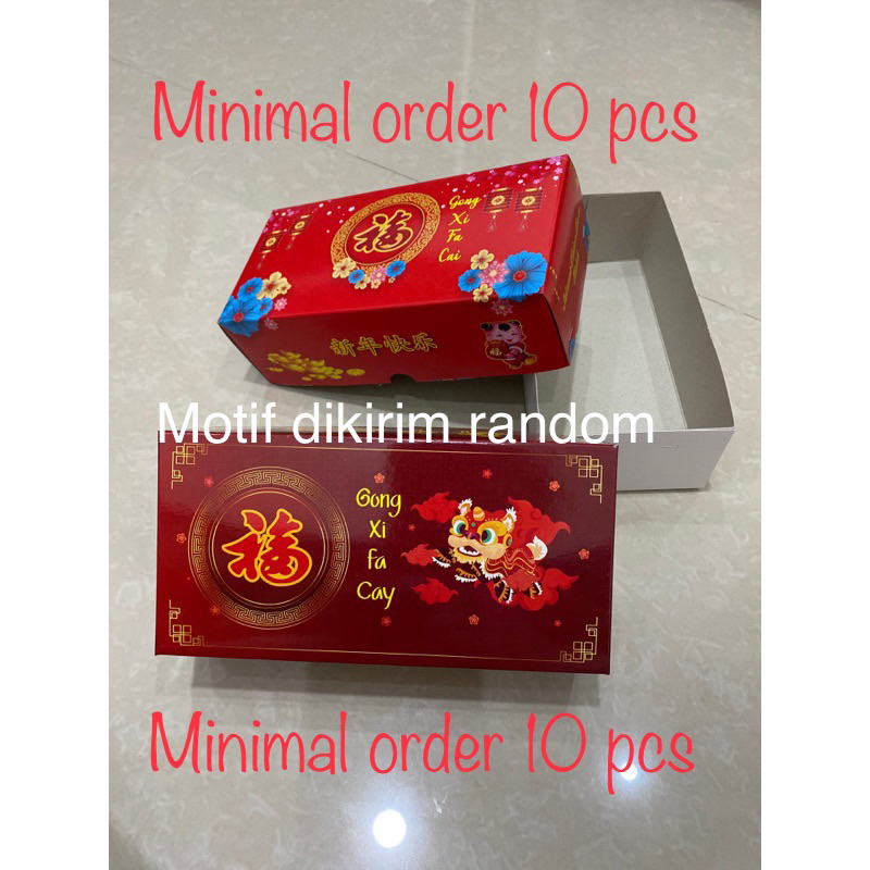 

(10 pcs )kotak/box merah cocok untuk 1kg kue keranjang dodol cina/imlek dan kardus super tebal uk 50x20x12 utk dodol 10kg
