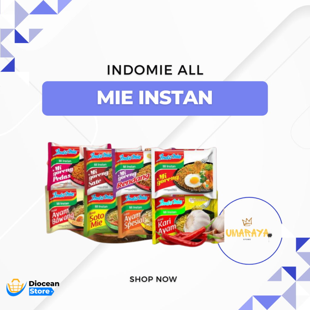 

Indomie Goreng All Variant || Indomie Kuah All Variant isi 5pcs