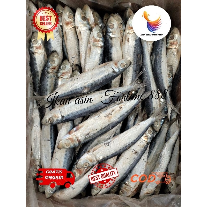 

Ikan Asin Japuh Sero/Lemuru Asin Super 1000gram, 500gram,