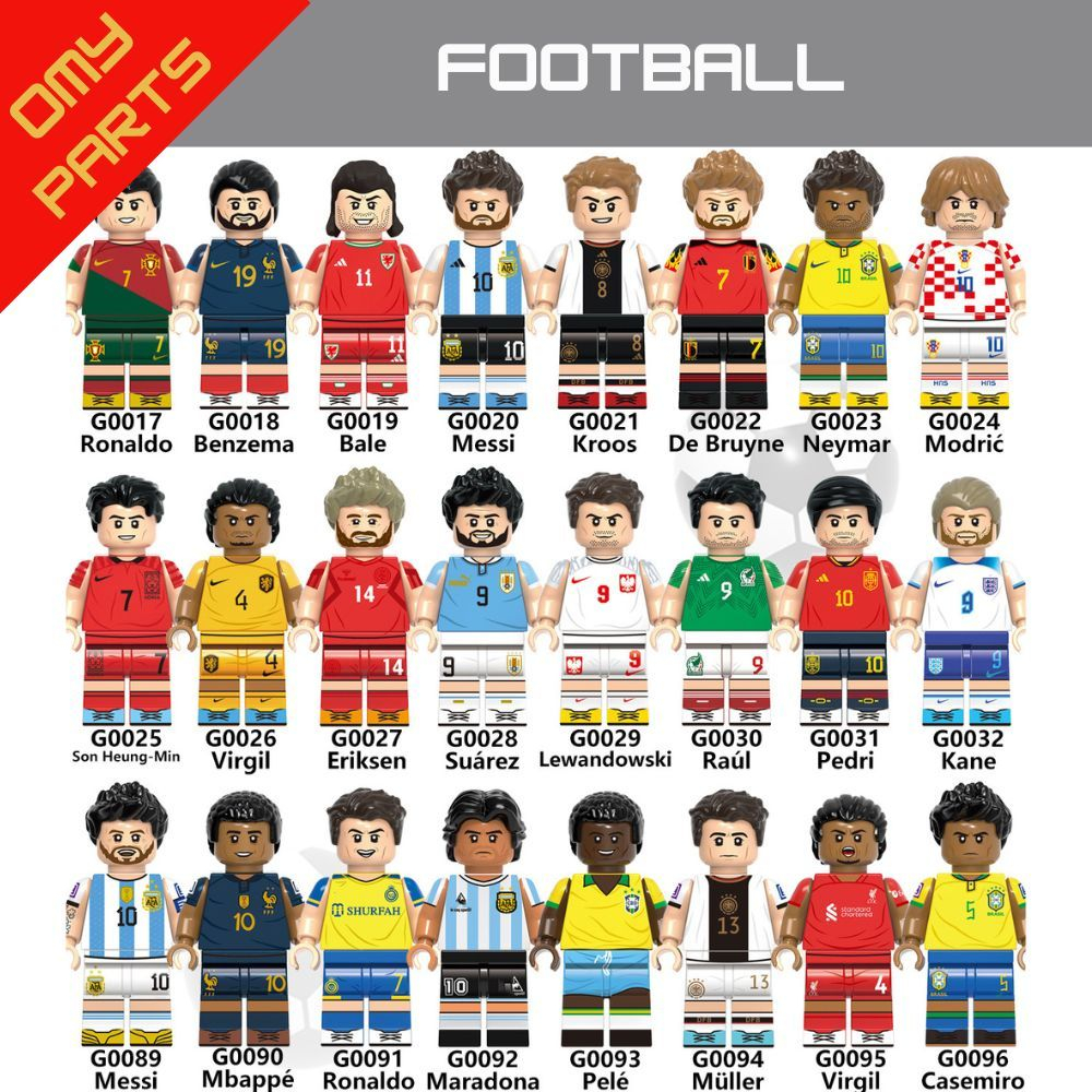 GO103 action figure football lego bola pemain bola