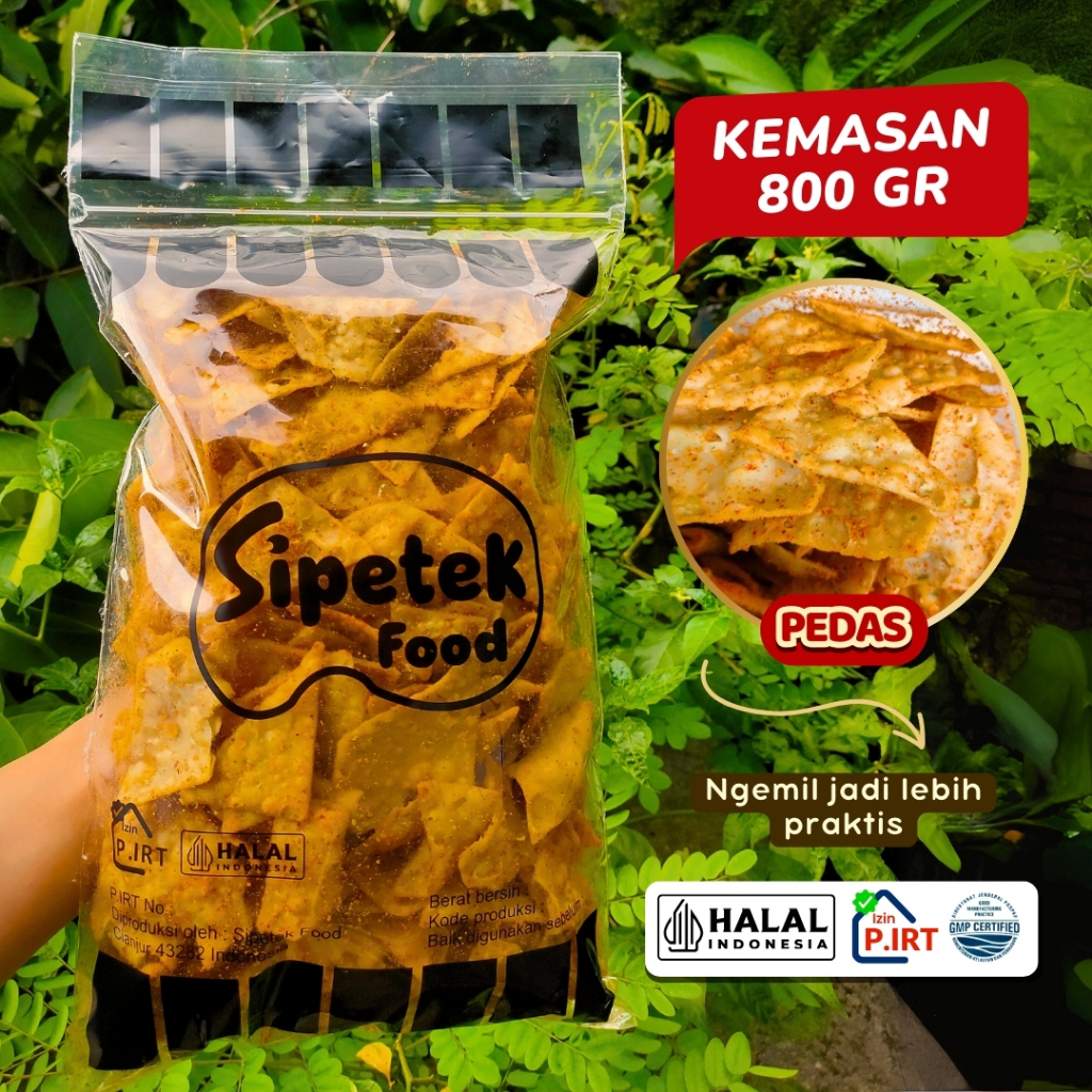 

Sipetek - [Spesial] Keripik Pangsit Bawang Renyah Pouch 800gr