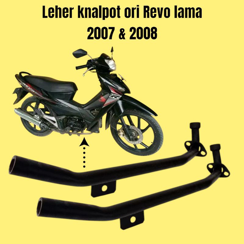 Leher knalpot standar REVO LAMA 2007&2008/Leher sambungan knalpot revo lama 2007&2008