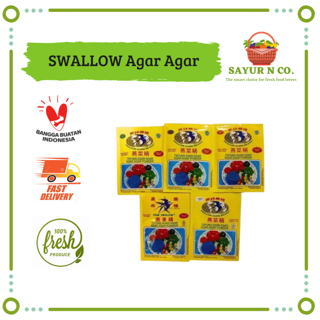 

Swallow Globe Brand Agar Agar | Sayur N Co Bekasi