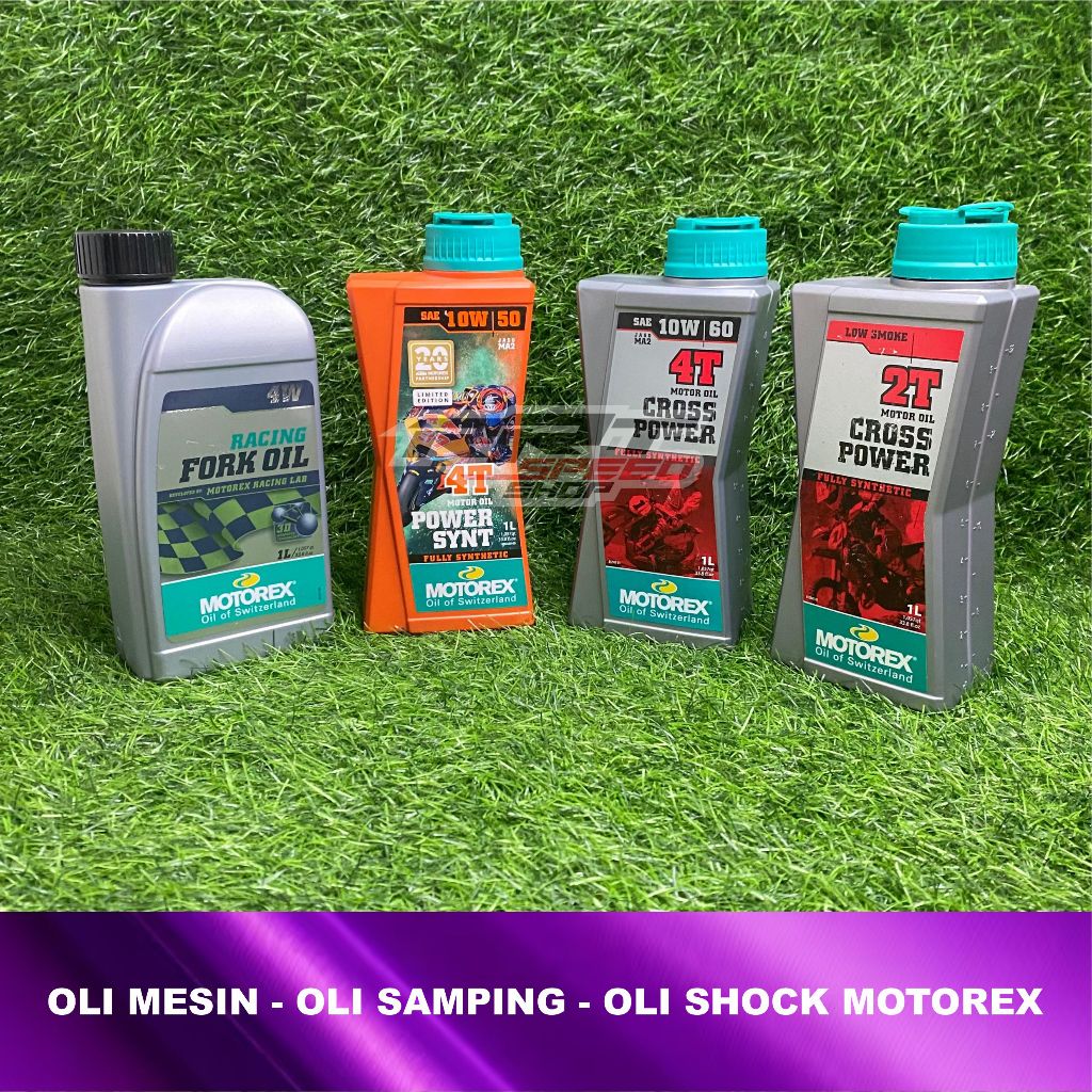 RRT RACING OIL Oli CAMPUR SAMPING MESIN SHOCK MOTOREX CROSS POWER SYNT TOP SPEED 4T 2T 2 TAK KTM HUS
