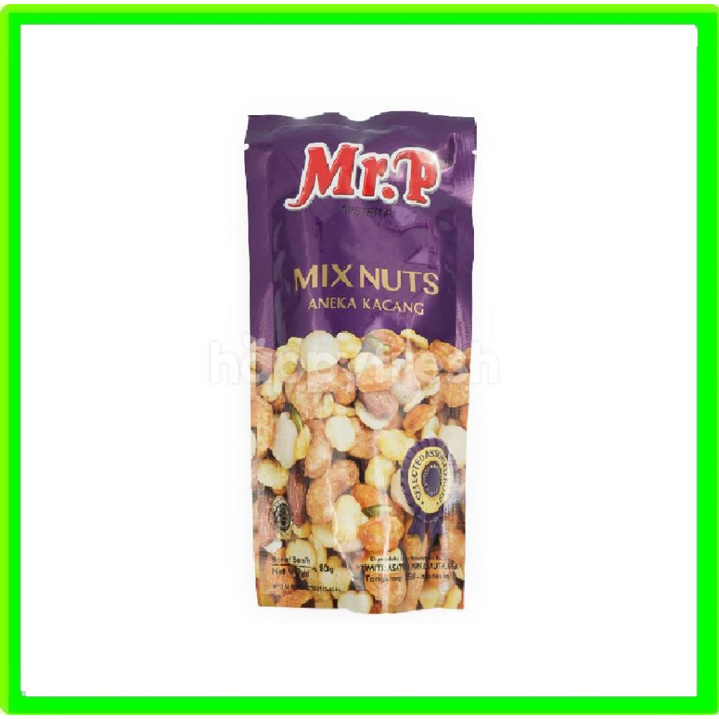 

Mr. P Mixed Nuts 80gr Mister Pi campuran kacang 80g