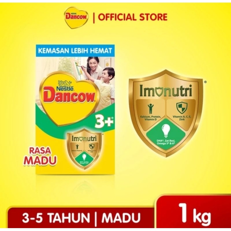 

Nestle DANCOW 3+ MADU Susu Anak Umur, 3-5 Tahun, Ukuran : 1 kg per Box