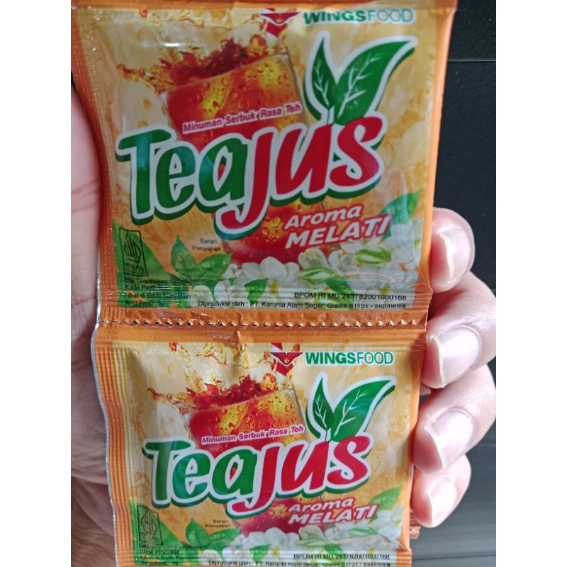 

Teajus Aroma Melati 1 Renceng isi 10 Sachet