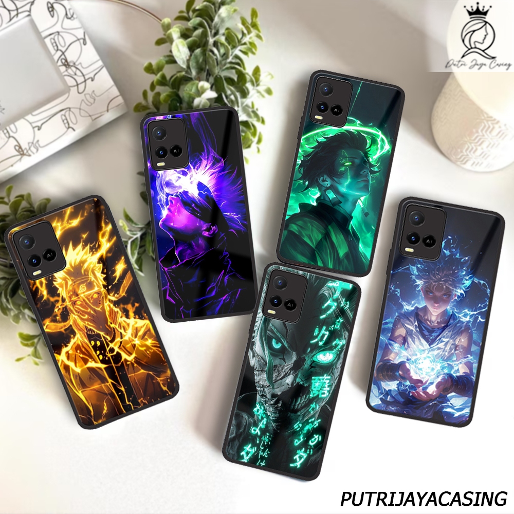 Casing Anime Glow In The Dark Case Glossy Hardcase Softcase For All Type Vivo Bisa Cod PJC