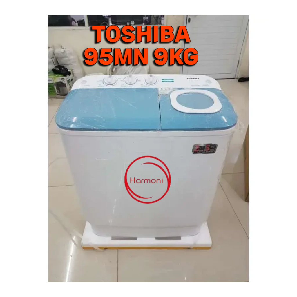 Toshiba Washing Machine 95MN 9KG MESIN CUCI TOSHIBA 9 KG 2 TABUNG MESIN CUCI TOSHIBA 2 TABUNG 85MN M