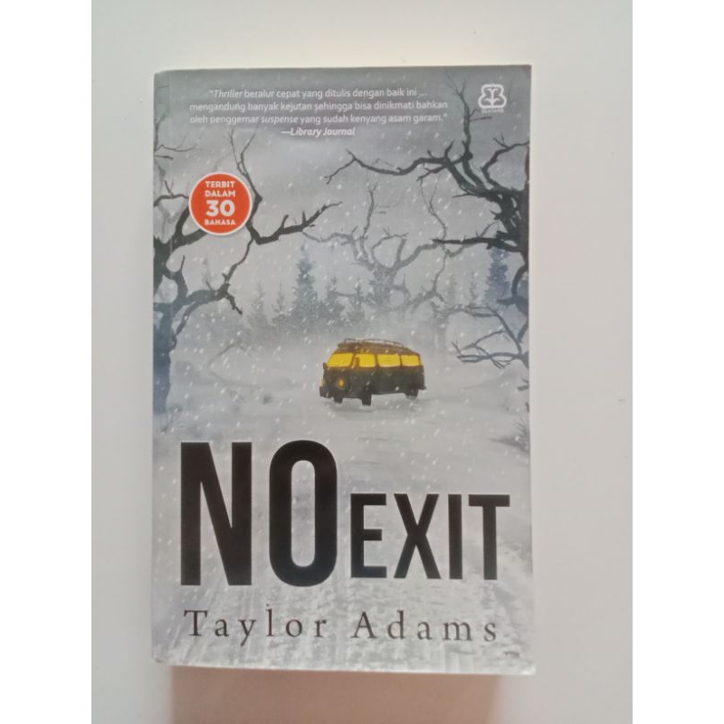 Preloved Buku No Exit by Taylor Adams