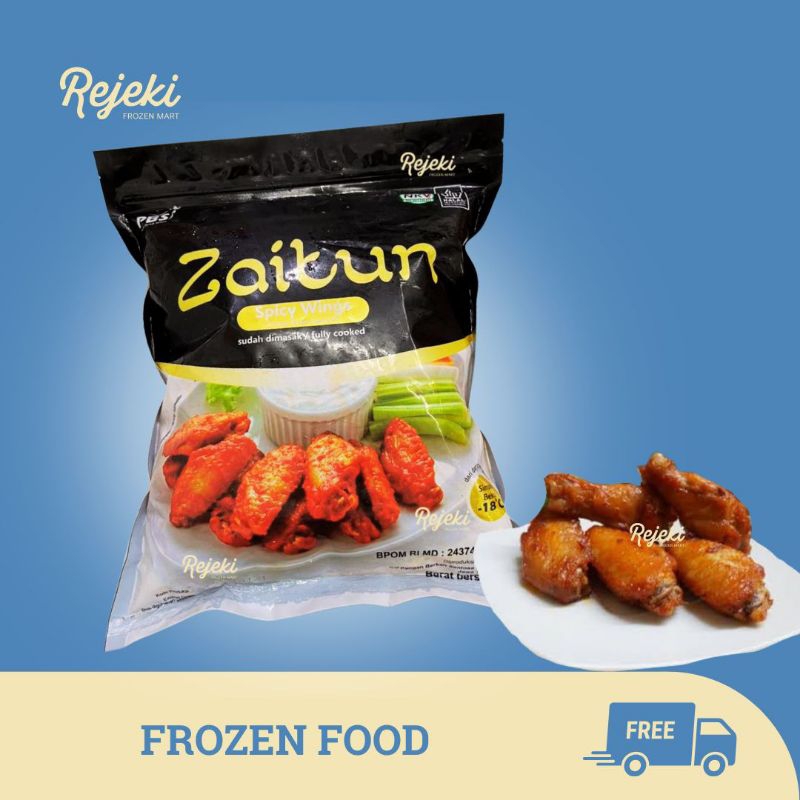 

Zaitun Spicy Wing 500gr - Rejeki Frozen Mart