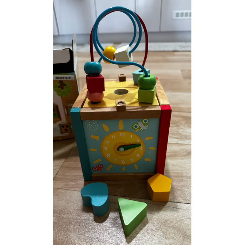 Preloved Mainan ELC Mini Wooden Activity Cube