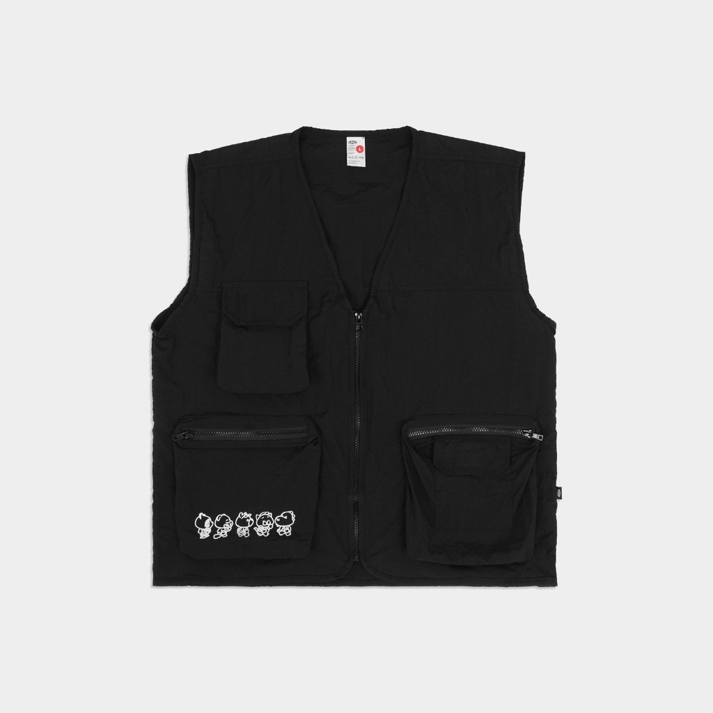 CRSL Tuto Vest Black I Vest I Rompi I Jacket I Atasan I  Unisex