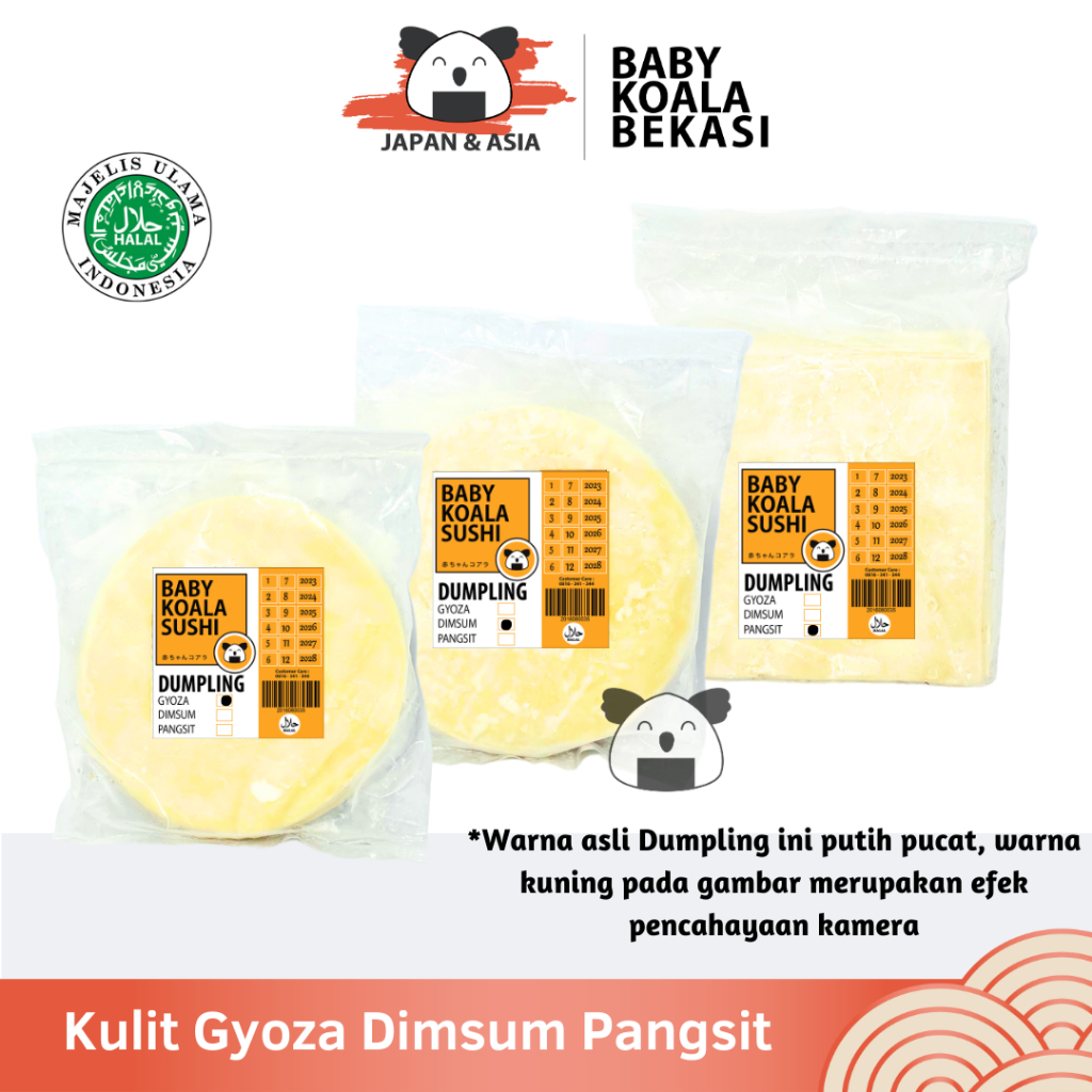 

KULIT GYOZA Dimsum Pangsit Frozen 2O Lembar | Suikiaw Dumpling - BKB