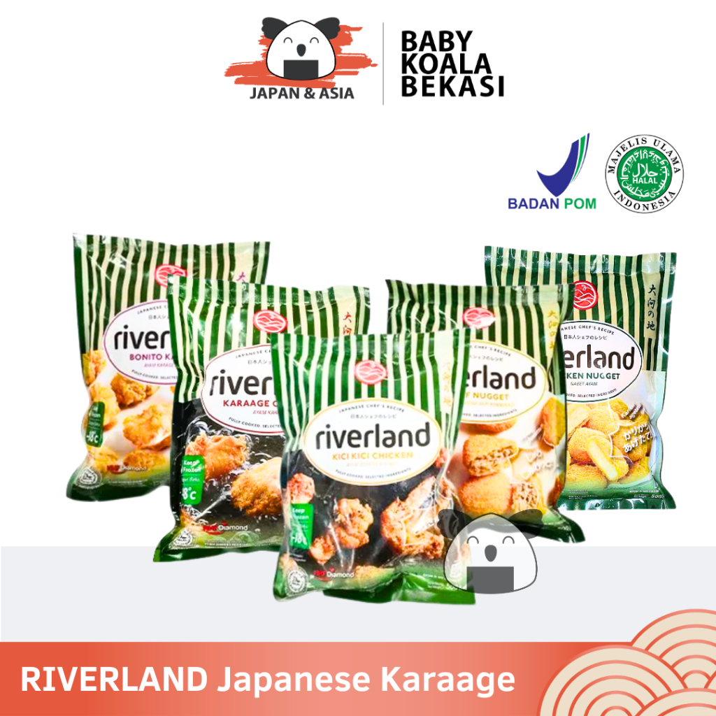 

RIVERLAND Japanese Premium Nugget Chicken & Beef 500g Halal,,