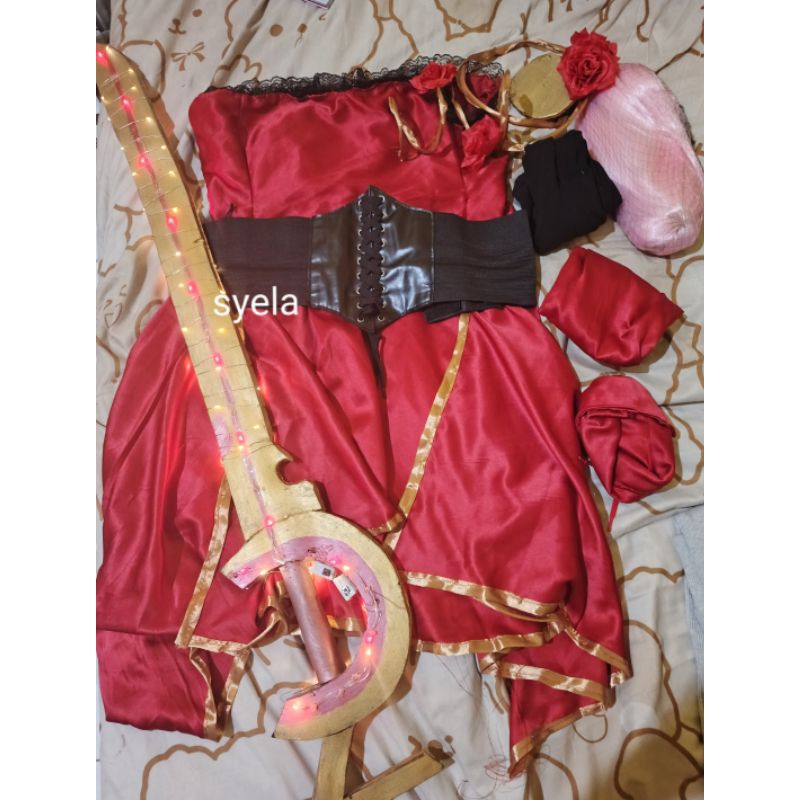WTS COSTUME COSPLAY PRELOVED COSSETTE UNMEI TAKT OP DESTINY