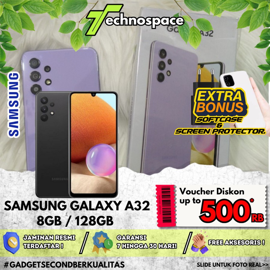 Samsung A32 5G 8/128 GB Ex Garansi Sein Resmi Indonesia Second Bekas